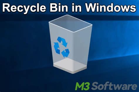 trash bin in windows 10 full